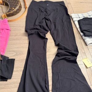 lululemon athletica Black Flared Leggings